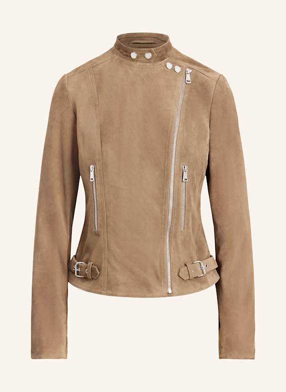 Blejzry a saka Kožená bunda ČERNOŠEDÁ