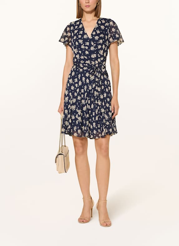 LAUREN RALPH LAUREN Kleid DUNKELBLAU / CREME
