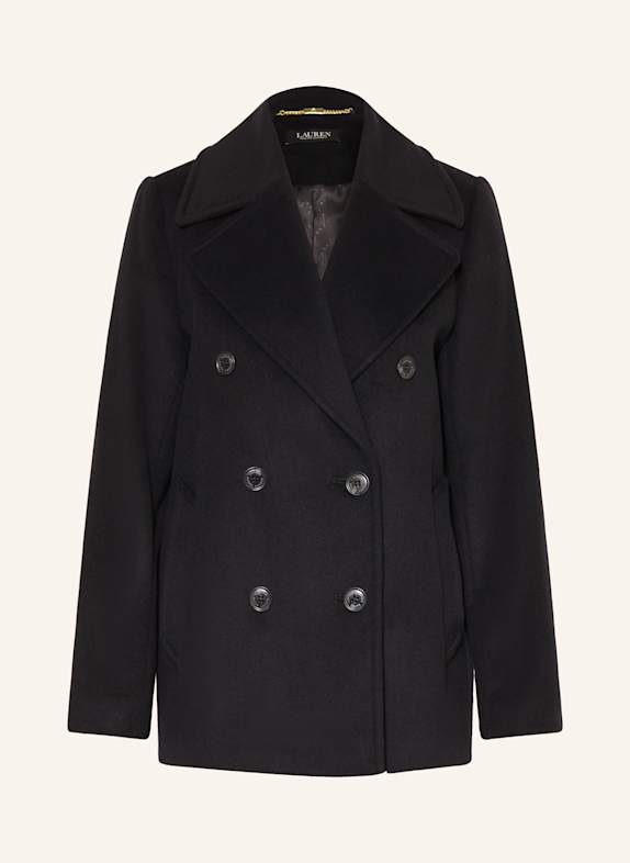 Blejzry a saka Kabát s vlnou ČERNÁ