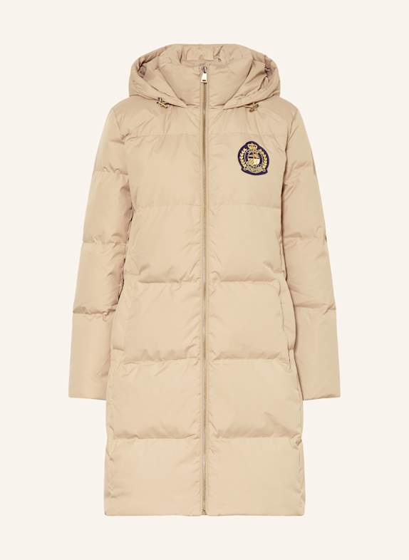 Blejzry a saka Péřová bunda BÉŽOVÁ