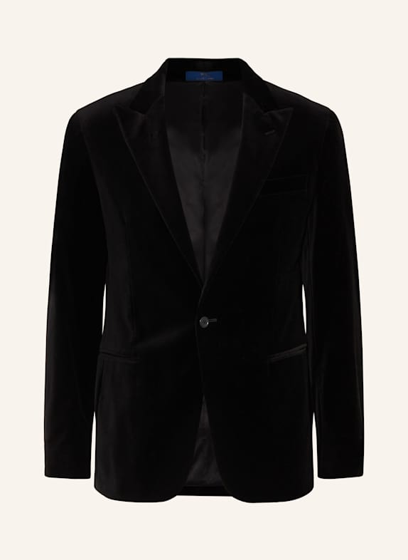 POLO RALPH LAUREN Sakko Modern Fit aus Samt SCHWARZ