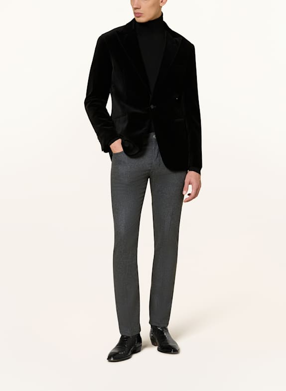 POLO RALPH LAUREN Modern fit velvet jacket BLACK