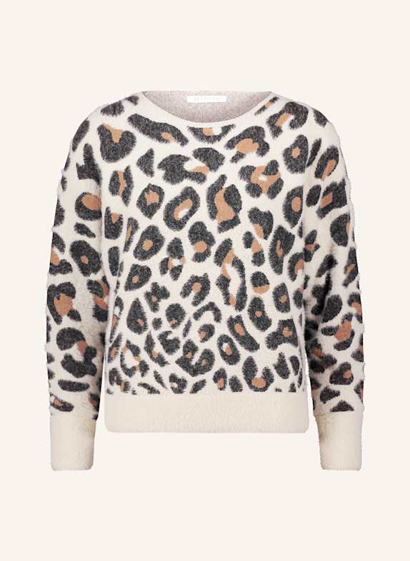 BETTY&CO Pullover CREME / SCHWARZ / COGNAC