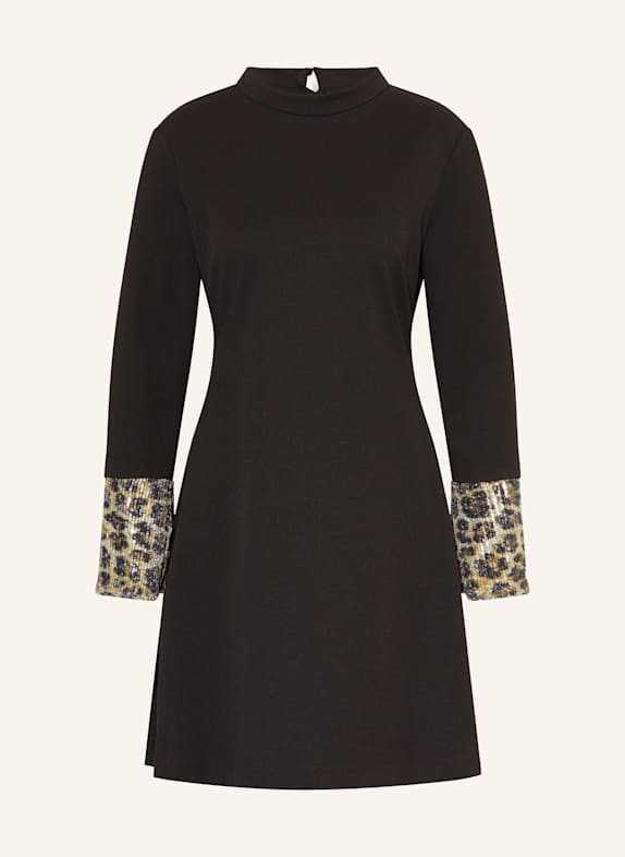 Ana Alcazar Cocktailkleid mit Pailletten SCHWARZ