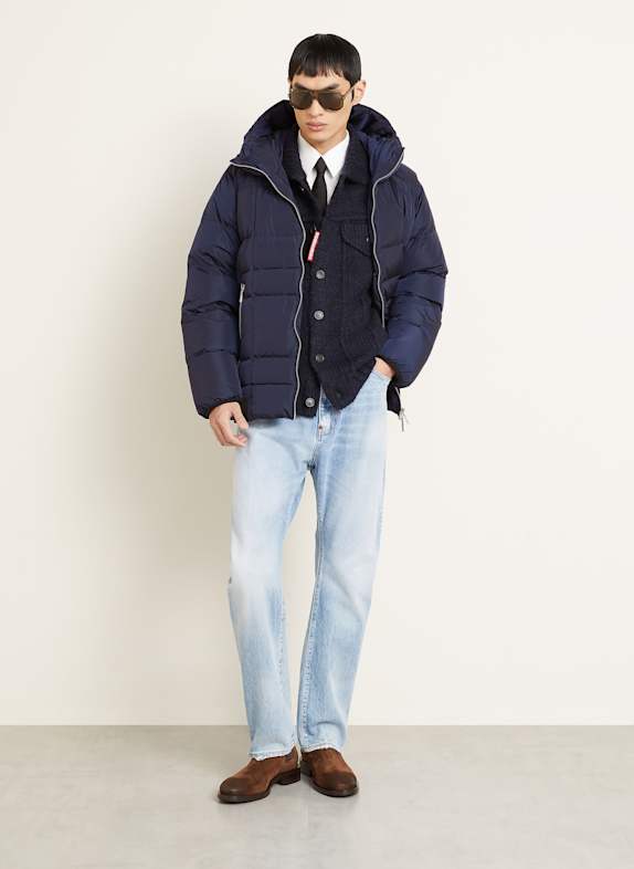 DSQUARED2 dunjacka MÖRKBLÅ