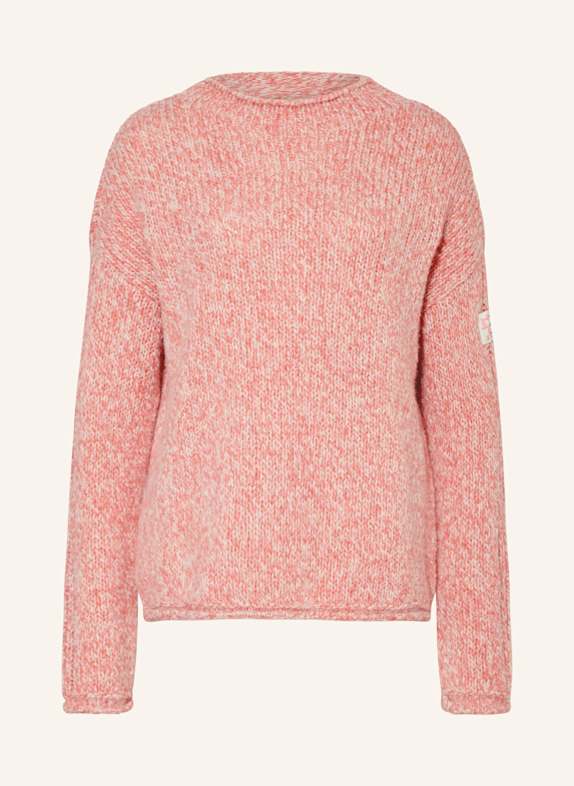 Smith & Soul Pullover mit Alpaka ROSA / HELLROSA