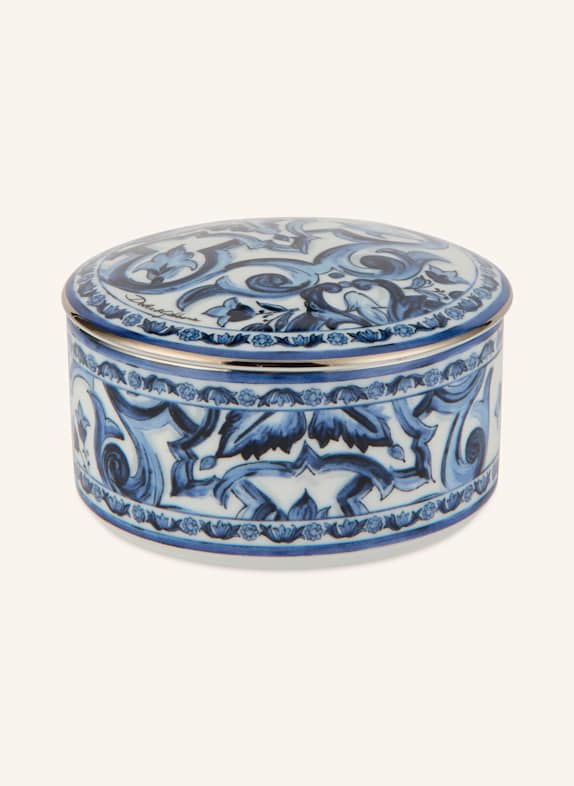 DOLCE & GABBANA CASA Aufbewahrungsdose WEISS / BLAU