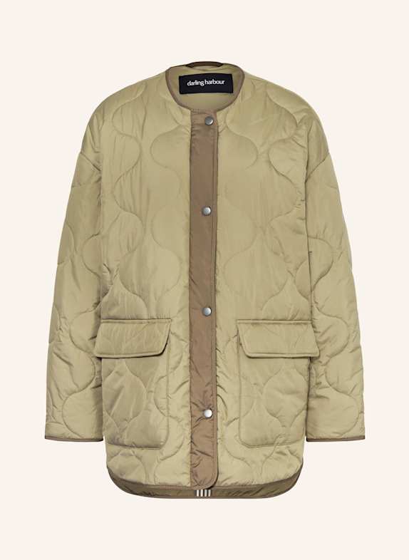 darling harbour Quilted jacket OLIVE