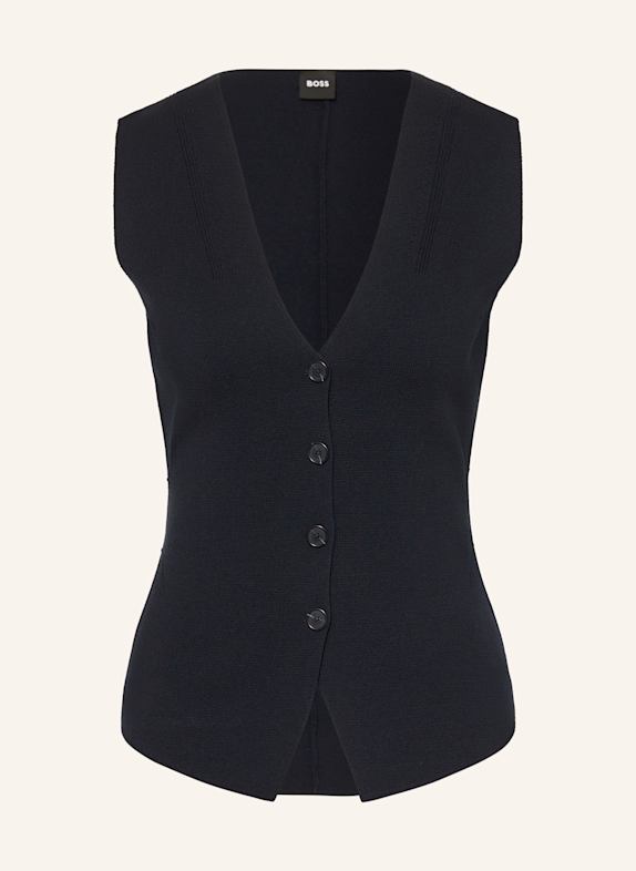 BOSS Strickweste FYLVIE DUNKELBLAU