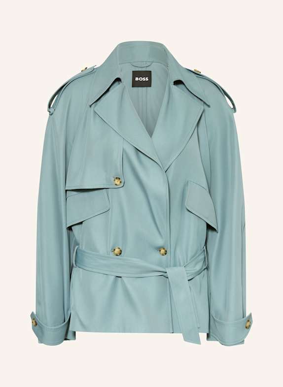 BOSS JACUSA trench jacket TEAL