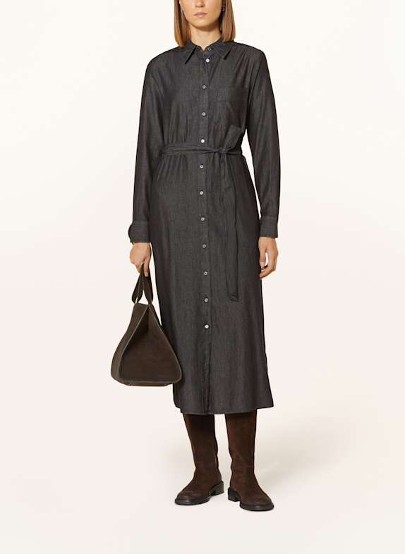 Marc O'Polo Hemdblusenkleid SCHWARZ