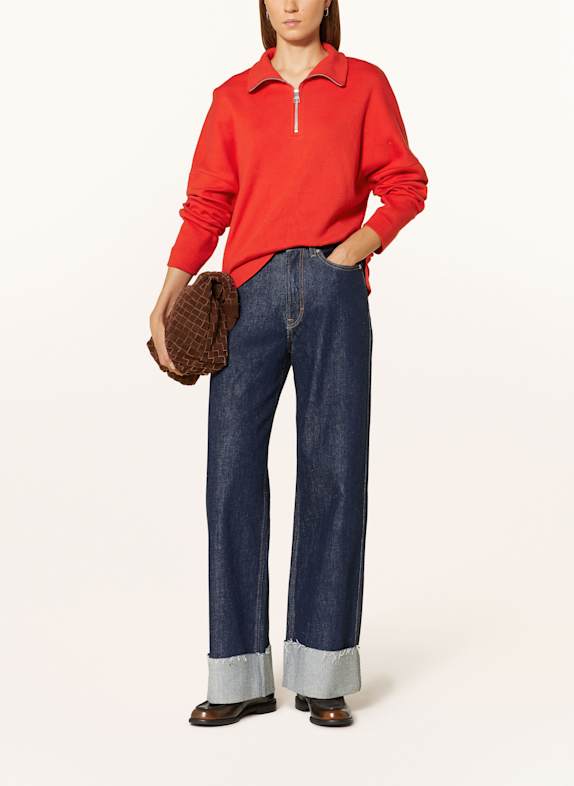 Marc O'Polo Sweatshirt met capuchon ROOD