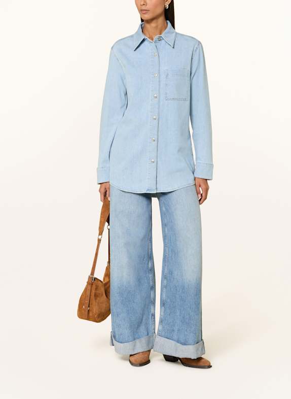 Marc O'Polo Jeansbluse LYSEBLÅ