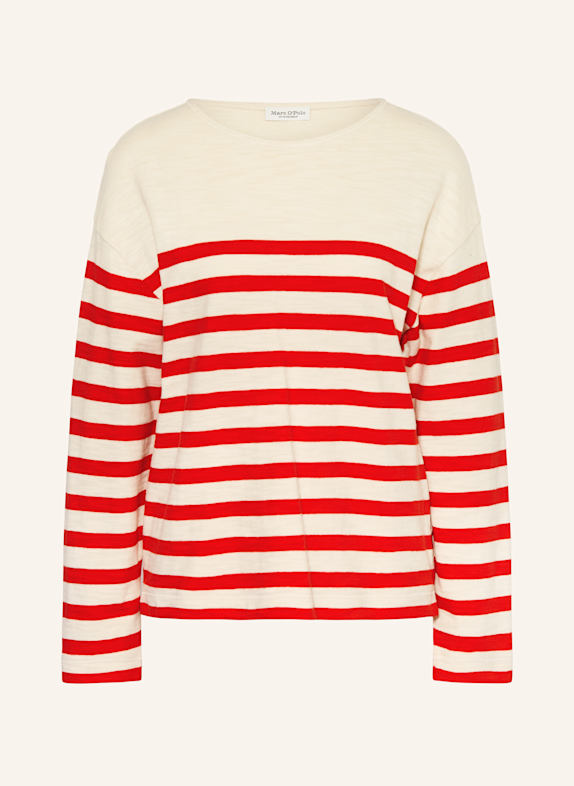 Marc O'Polo Longsleeve ECRU / ROT