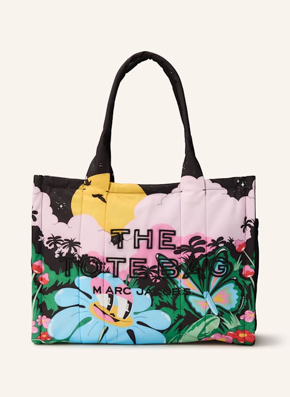 MARC JACOBS Shopper THE LARGE TOTE SCHWARZ / ROSA / GRÜN