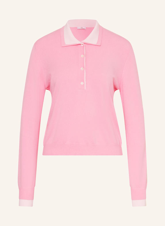 RIANI Strick-Poloshirt ROSA / HELLROSA