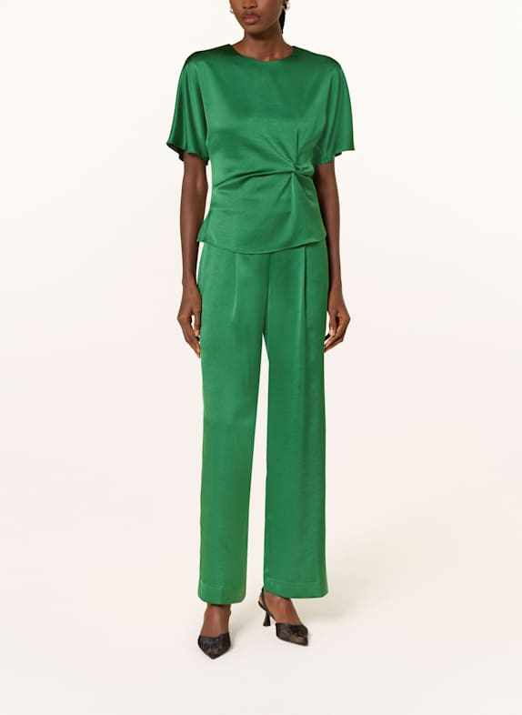 RIANI Blouse van satijn GROEN