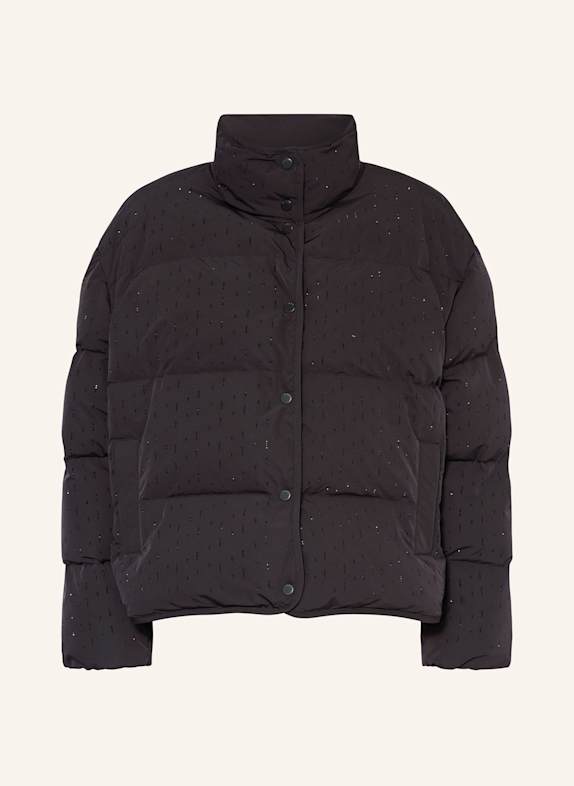 RIANI Steppjacke mit Schmucksteinen SCHWARZ