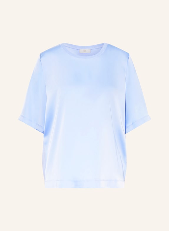 RIANI Blusenshirt im Materialmix HELLBLAU