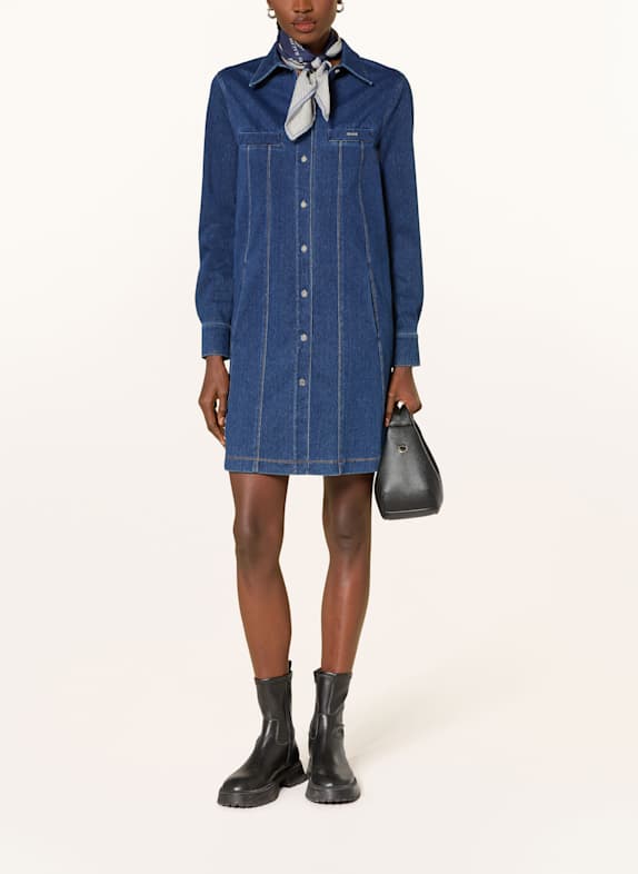 RIANI Jeans-Hemdblusenkleid 423 light authentic blue