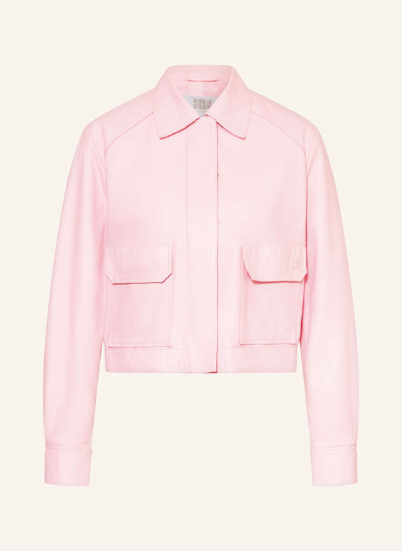RIANI Leather jacket LIGHT PINK