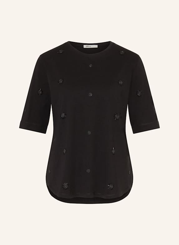 YERSE T-Shirt BOREAL mit Pailletten SCHWARZ