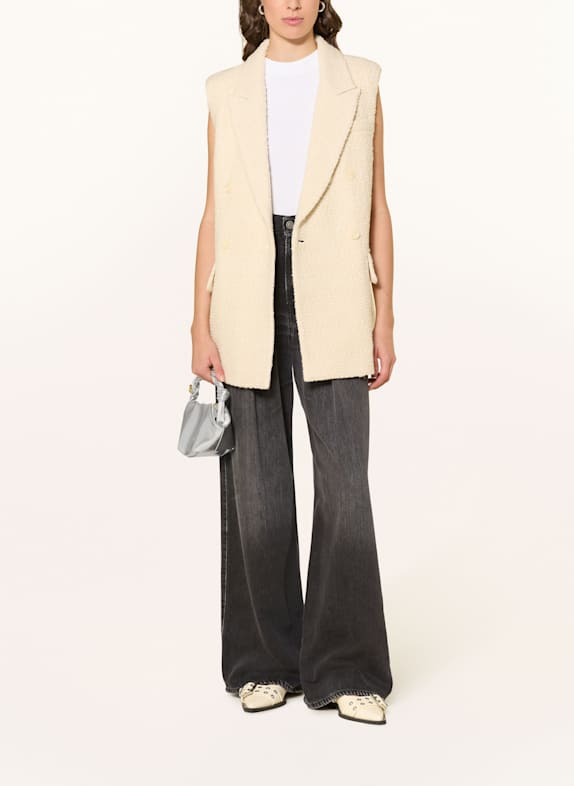 MRS & HUGS Blejzrová vesta KRÉMOVÁ