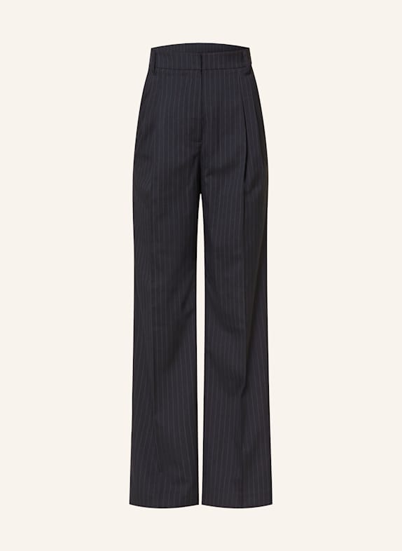 MRS & HUGS Spodnie marlena GRANATOWY