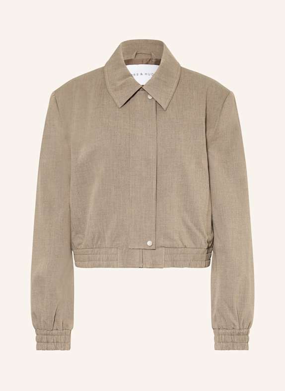 MRS & HUGS Bluzon SZAROBRĄZOWY