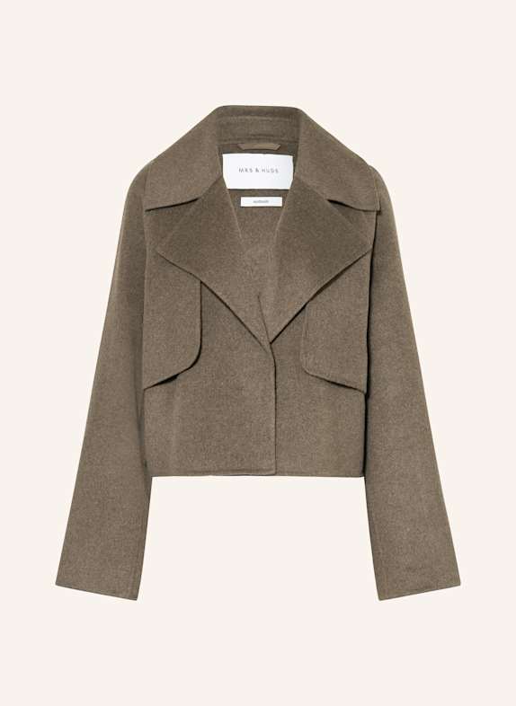 MRS & HUGS Boxy jacket TAUPE