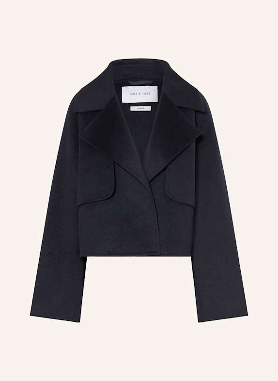 MRS & HUGS Kastenjacke DUNKELBLAU