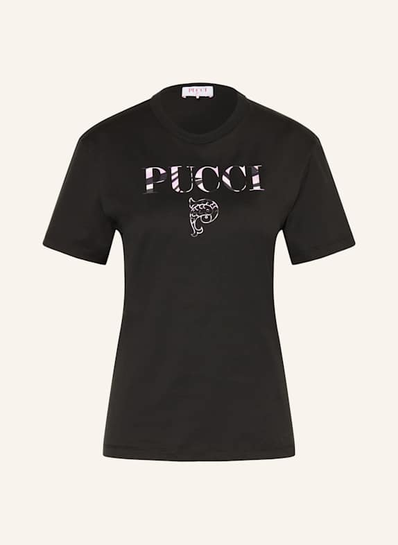 PUCCI T-Shirt SCHWARZ