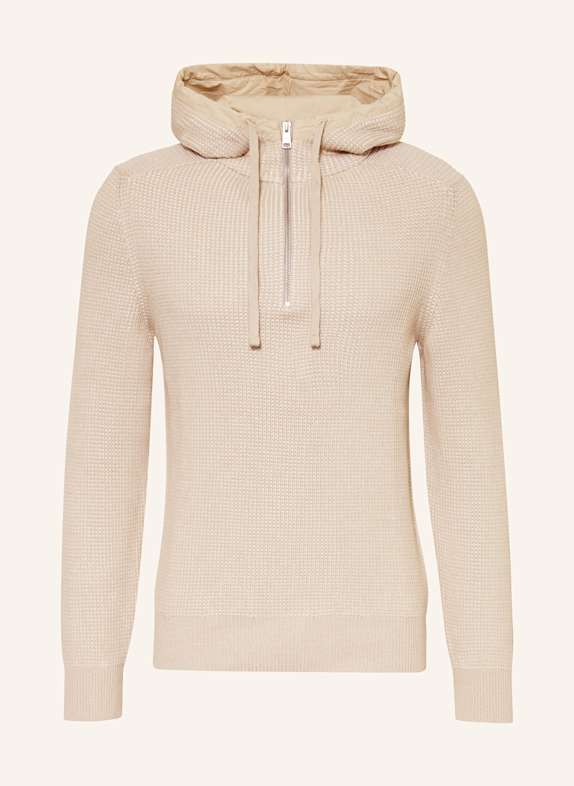 Marc O'Polo Strick-Hoodie CREME