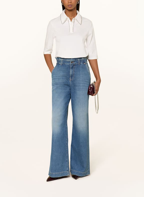 MARC CAIN Blouse met sierstenen en 3/4-mouwen 110 off