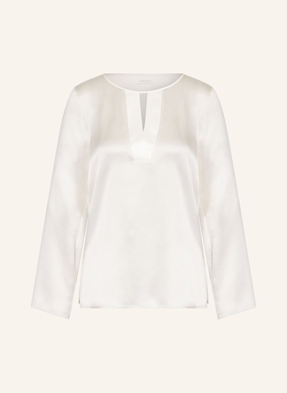MARC CAIN Blusenshirt aus Seide im Materialmix 110 off