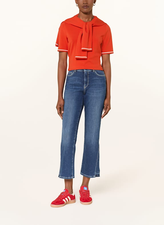 MARC CAIN gebreid shirt 279 aurora red