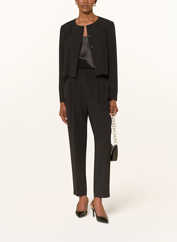 MARC CAIN jasje met kraag 900 BLACK