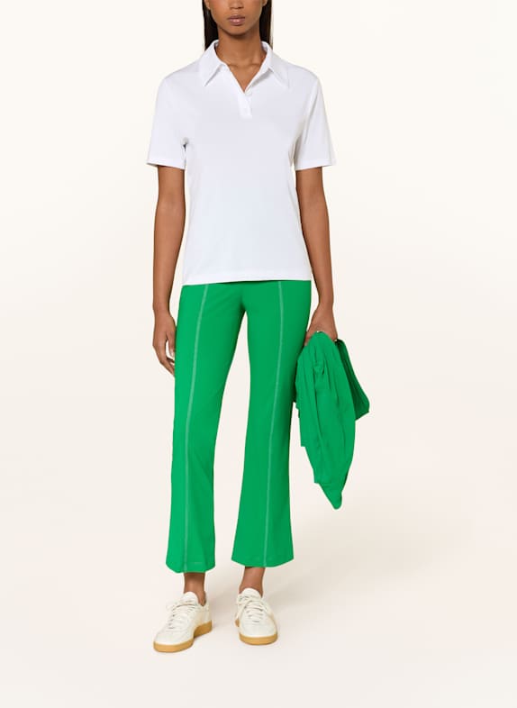 MARC CAIN Jersey poloshirt 100 WHITE