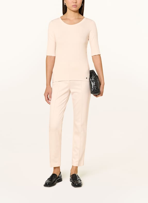 MARC CAIN T-shirt med 3/4-ærmer 153 Magnolia