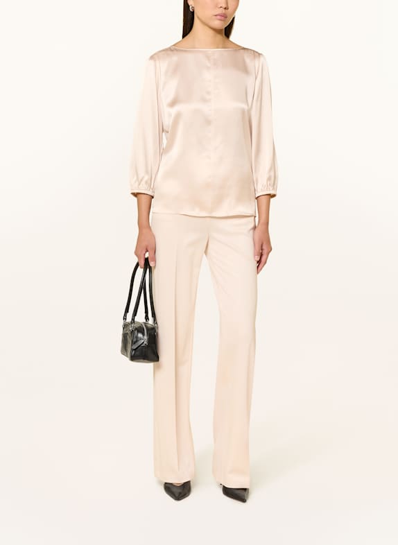 MARC CAIN Silkebluse med 3/4-ærmer 153 Magnolia