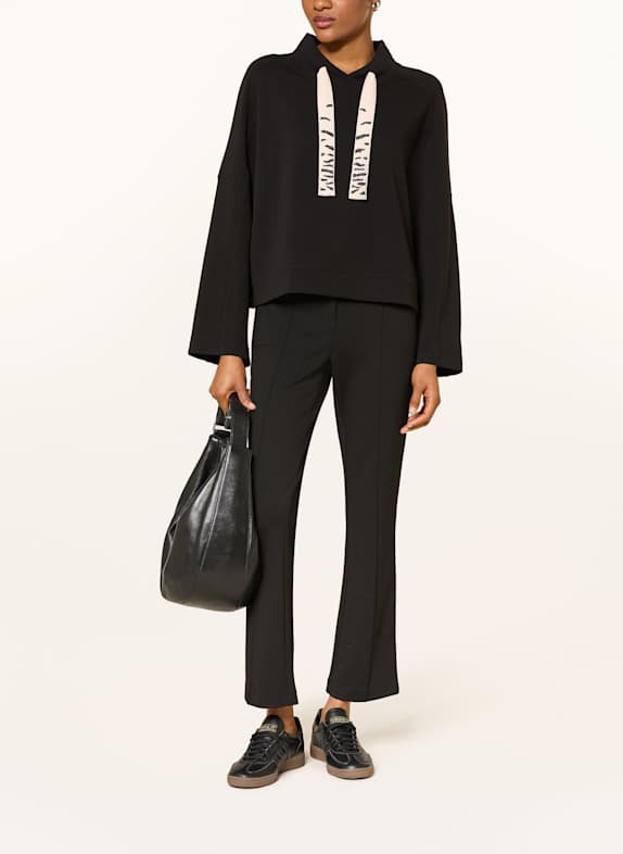 MARC CAIN Sweatshirt met sierstenen 900 BLACK