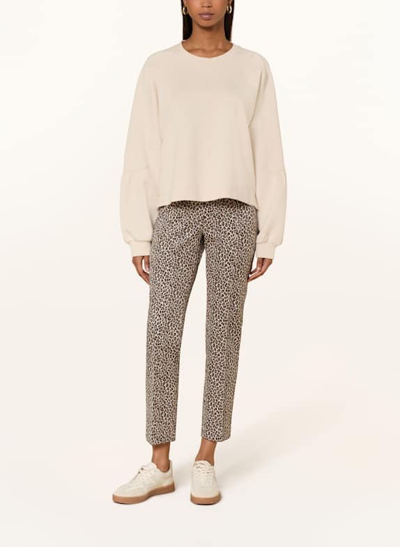 MARC CAIN Sweatshirt met ruches 153 Magnolia