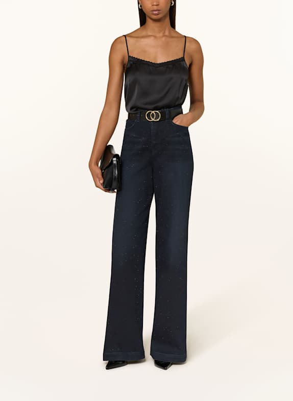 MARC CAIN satijnen top 900 BLACK