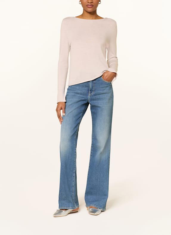 MARC CAIN Pullover mit Glitzergarn 153 Magnolia