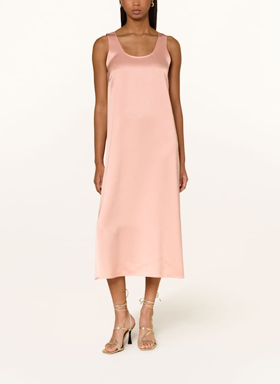 MARC CAIN Satinkleid 217 peach beige