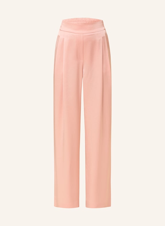 MARC CAIN Marlenehose WEDI aus Satin 217 peach beige