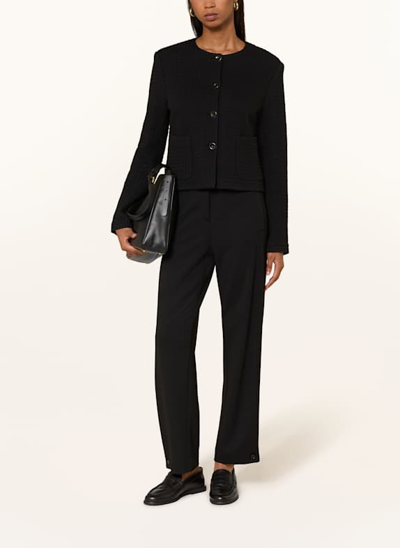 MARC CAIN jasje met kraag 900 BLACK
