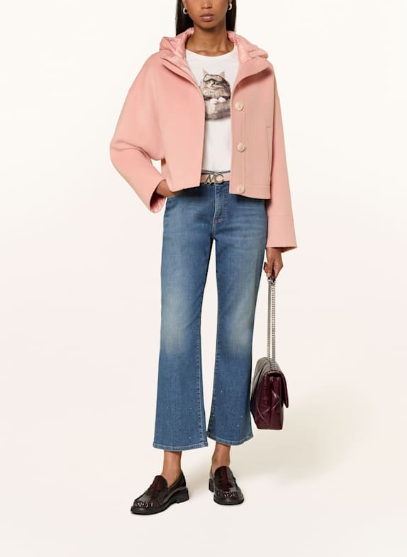 MARC CAIN Jacke im Materialmix 217 peach beige