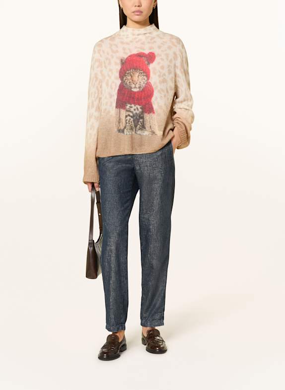 MARC CAIN Jeans RHODOS met glittergaren 354 vintage