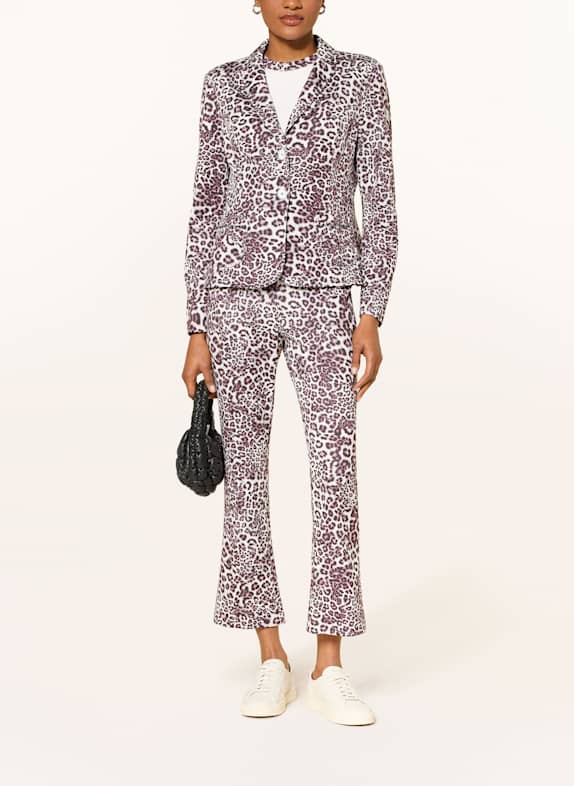 MARC CAIN Blazer LEO CREME / HELLLILA / SCHWARZ